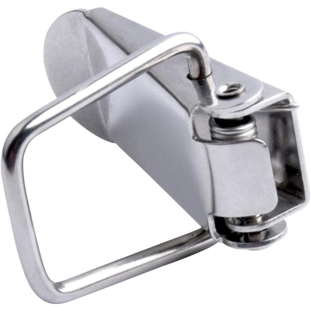 Huichuang Accessbuy Stainless Steel Spring Loaded Toggle Latch Hardware Draw Catch Latch Clamp Clip for Small Cases,Trunk,Toolbox, and Ch