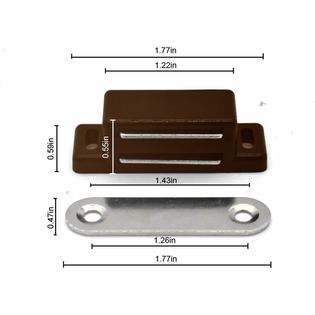 YuanhuaRongsheng QEDT Cabinet Magnet Latch - Best for Cabinet Doors,  Cupboards, Drawers and Shutters - Cabinet Magnetic Latch