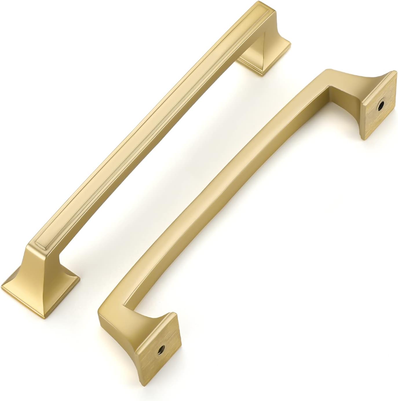 RZdeal rzdeal 4pcs 19mm diameter round solid brass pulls antique cabinet  drawer small handles modern minimalist handles knobs (gold)