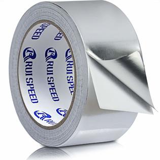 Generic Sliver Aluminum Foil Tape for Duct Work, 2 in x 66 ft (4 mil)  Reflectix Tape Perfect for HVAC, Patching Hot, Cold Air Ducts, Me