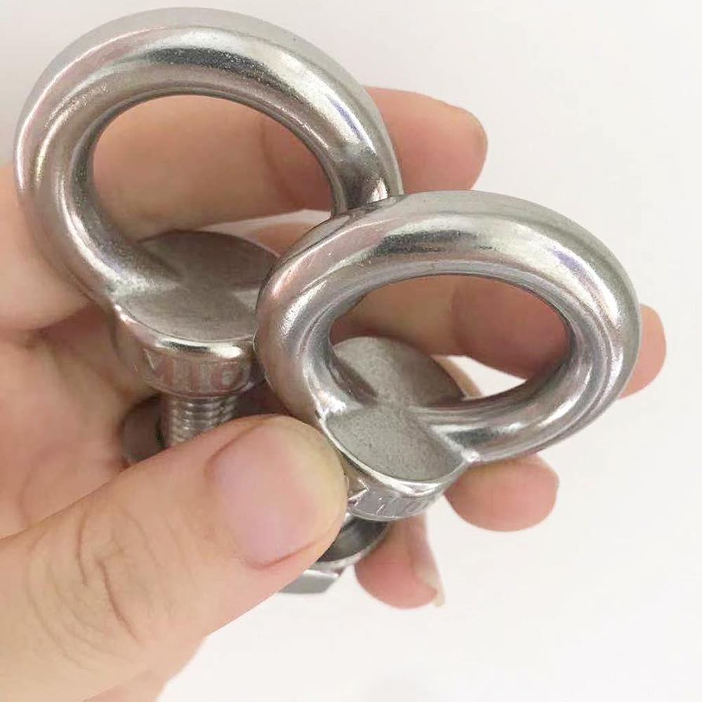 HYXXYY 2-Pack Heavy Duty Stainless Steel O-Rings - 8mm Thick, 60mm Inner Diameter