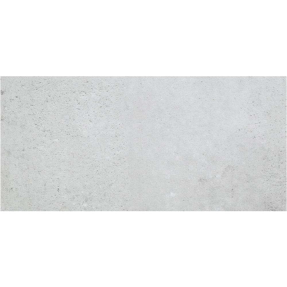 ACP Palisade 23.2 in. x 11.1 in. Interlocking Vinyl Waterproof Wall/Backsplash Tiles for Kitchen or Bathroom in Frost Nickel (4.5x1