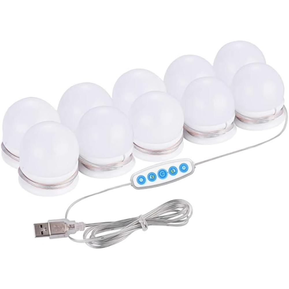 Assemer Led Vanity Mirror Lights Kit with Dimmable Light Bulbs,Vanity Lights for Makeup Vanity Table Dressing Room
