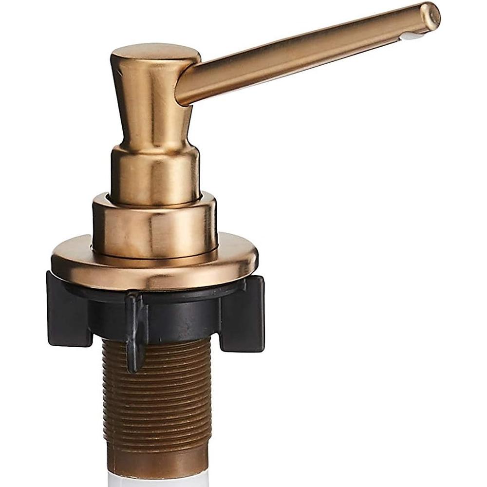 Delta Faucet RP1001CZ Soap/Lotion Dispenser with 13oz bottle with funnel, Champagne Bronze,2-3/4 inches