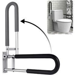 Botabay Handicap Grab Bars Rails 23.6 Inch Toilet Handrails Bathroom Safety Bar Hand Support Rail Handicapped Handrail Accessor