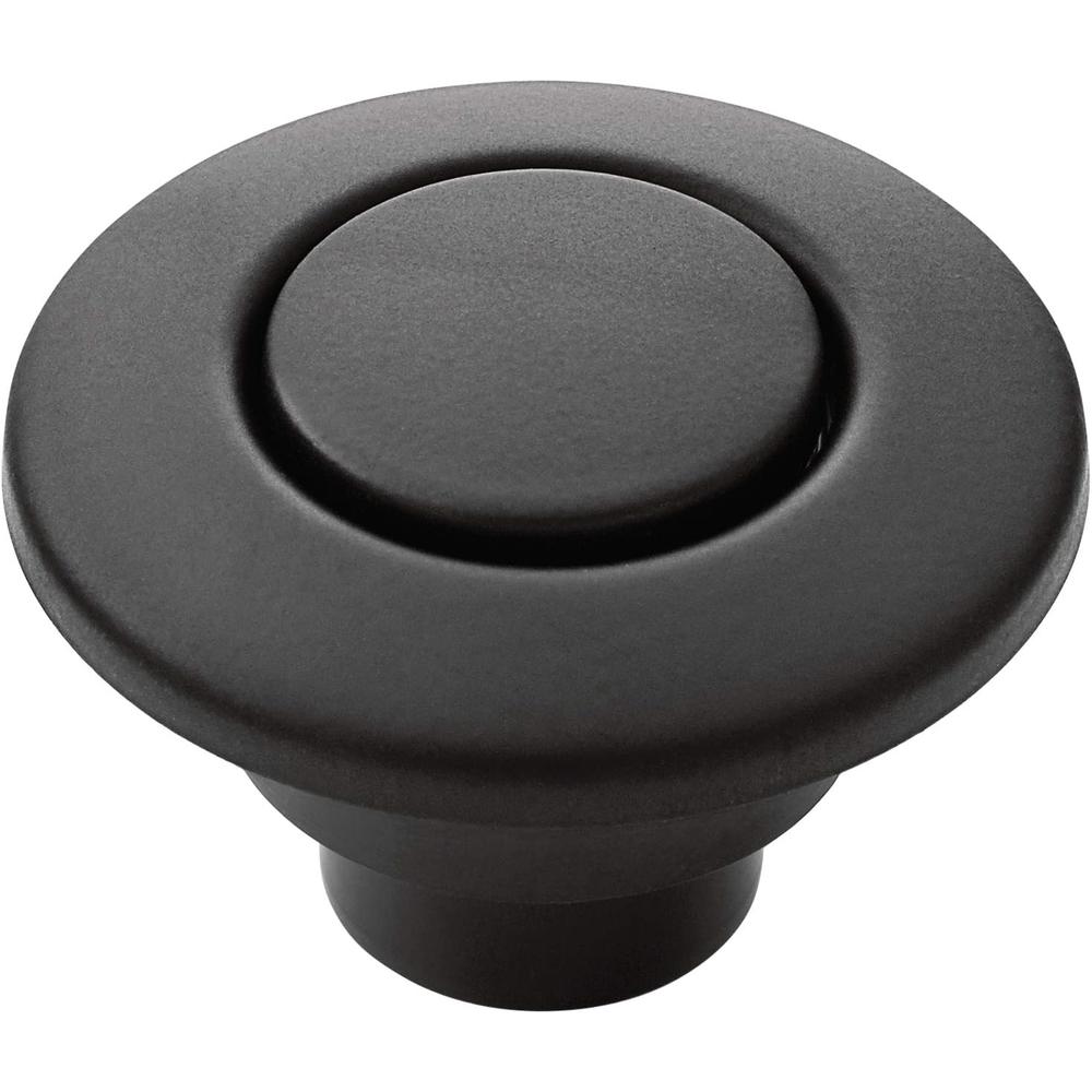 MOEN INCORPORATED Moen AS-4201-BL Garbage Disposal Air Switch Coordinating Decorative Button, Matte Black