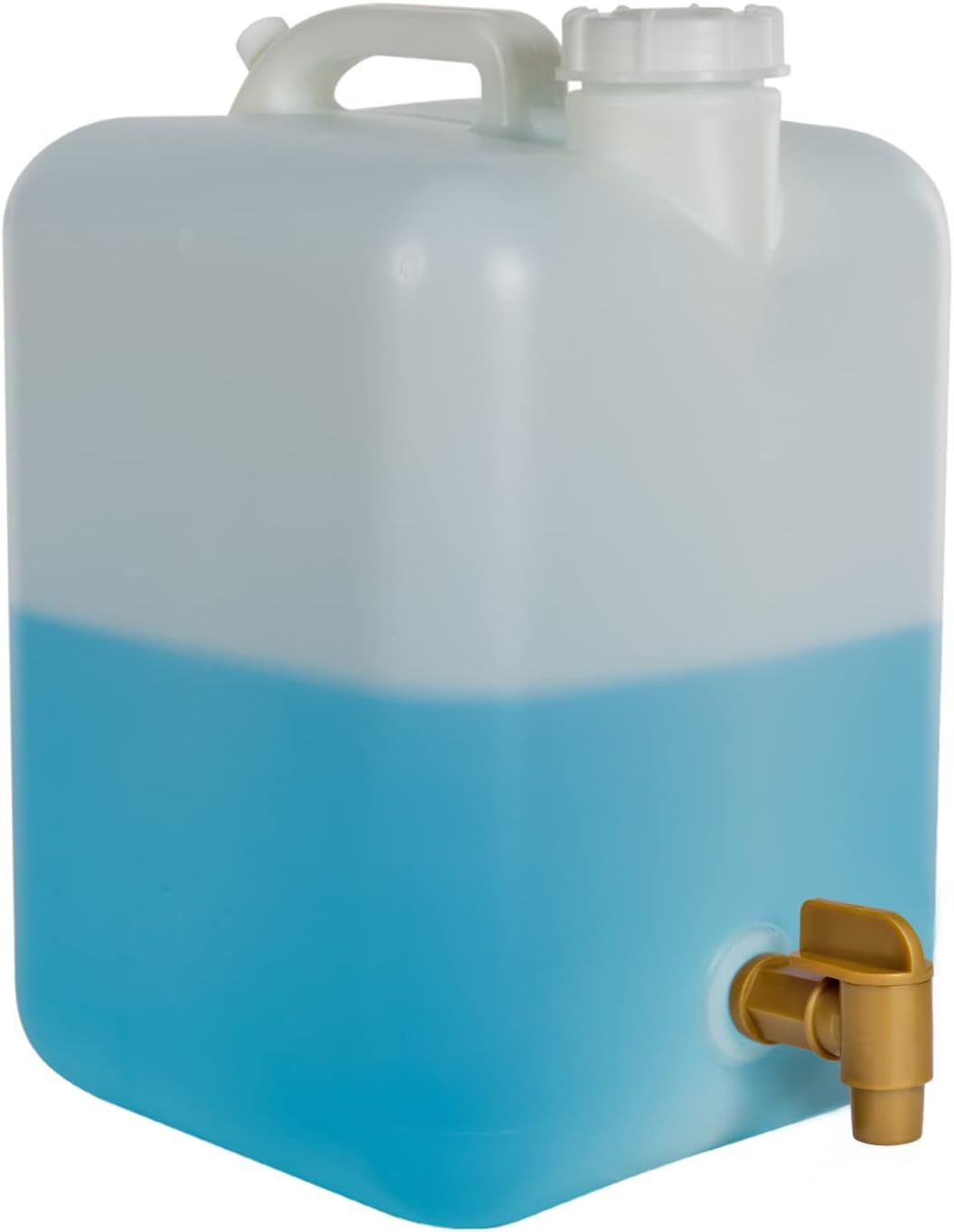 PowGrow Plastic Faucet Spigot, 3/4" NPT Spigot Faucet for 5, 6 Gallon Plastic Drums, Durable Polyethylene Material 3/4" Barre