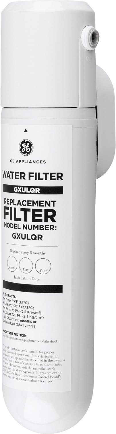 GE Under Sink Water Filter System for Entire Home | Water Filtration System Reduces Sediment, Rust