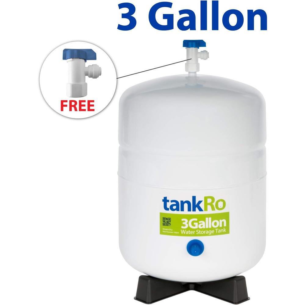 tankRO &#226;&#128;&#147; RO Water Filtration System Expansion Tank &#226;&#128;&#147; 3 Gallon Water T