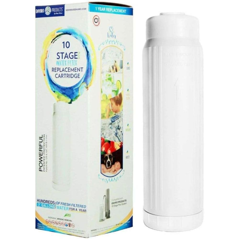 New Wave Enviro Products 10 Stage Plus Water Filter Replacement Cartridge