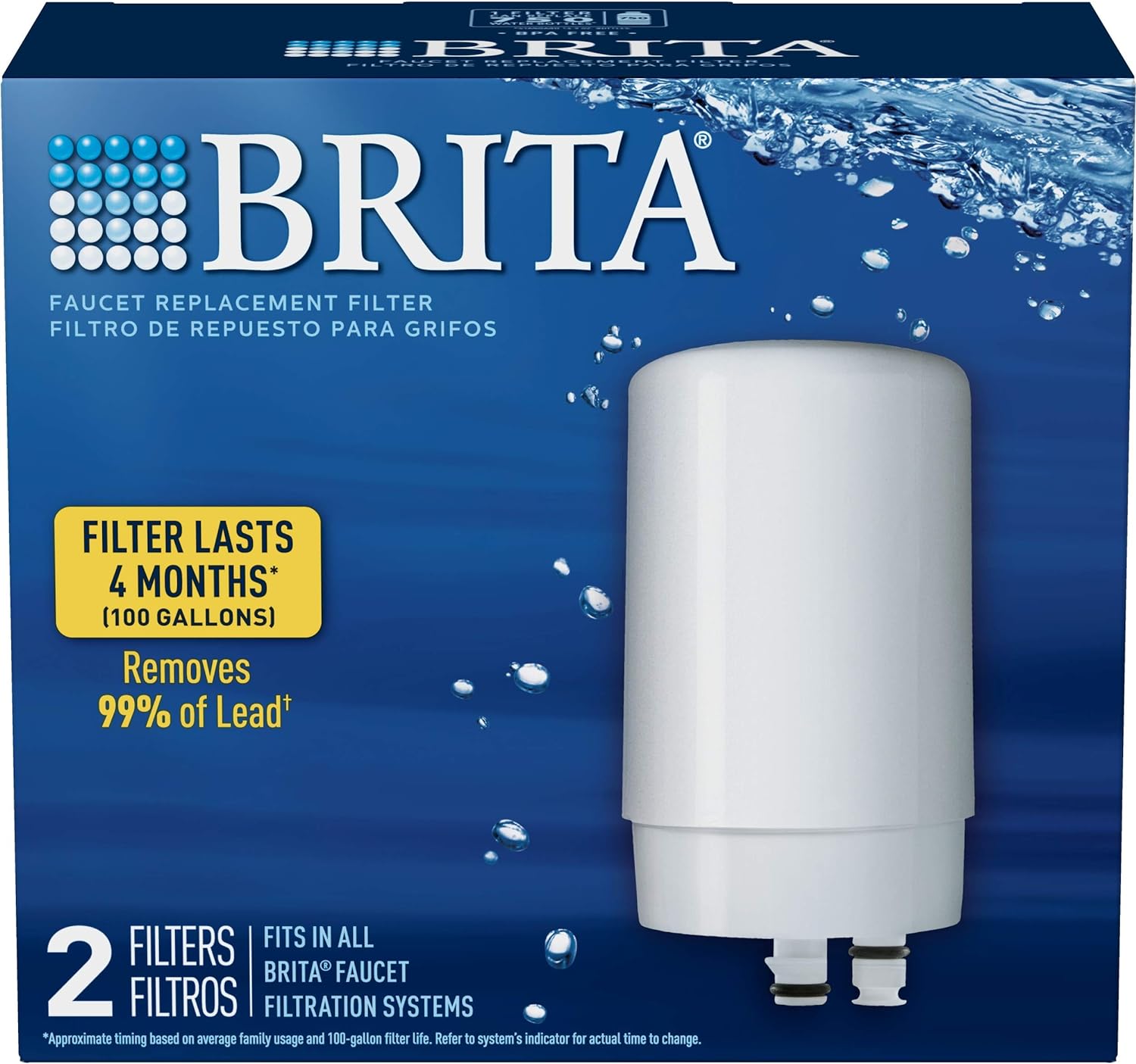 Brita 42400 Brita On Tap Replacement Filter, White