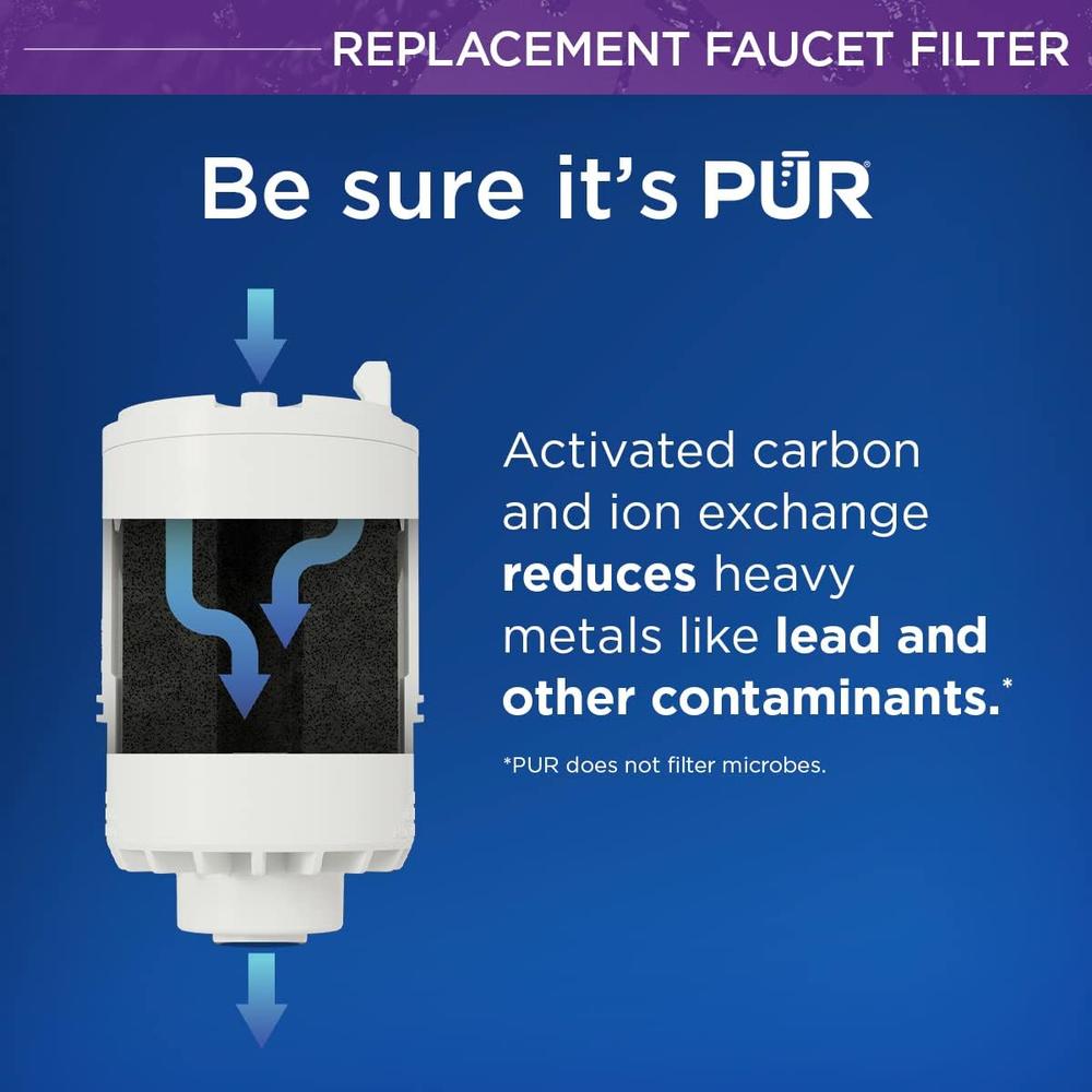 Pur Water Filter Replacement for Faucet Filtration Systems (1 Pack) &#226;&#128;&#147; Compatible with all  Faucet Filt