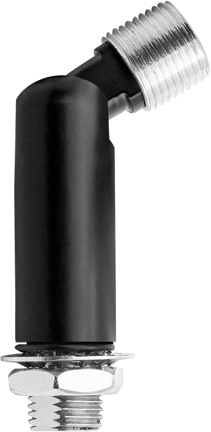 Rierdge Black Sloped Ceiling Adapter for Chandeliers Pendant Lights, Suitable for Vaulted Angled or Irregular Ceilings