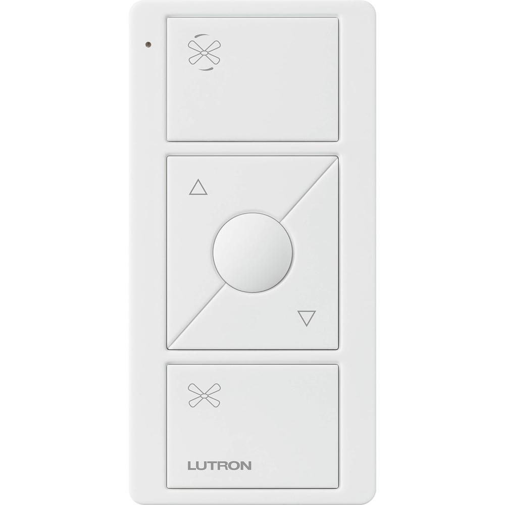 Lutron Pico Smart Remote for Cas&#195;&#169;ta Smart Fan Speed Control, PJ2-3BRL-WH-F01R, White