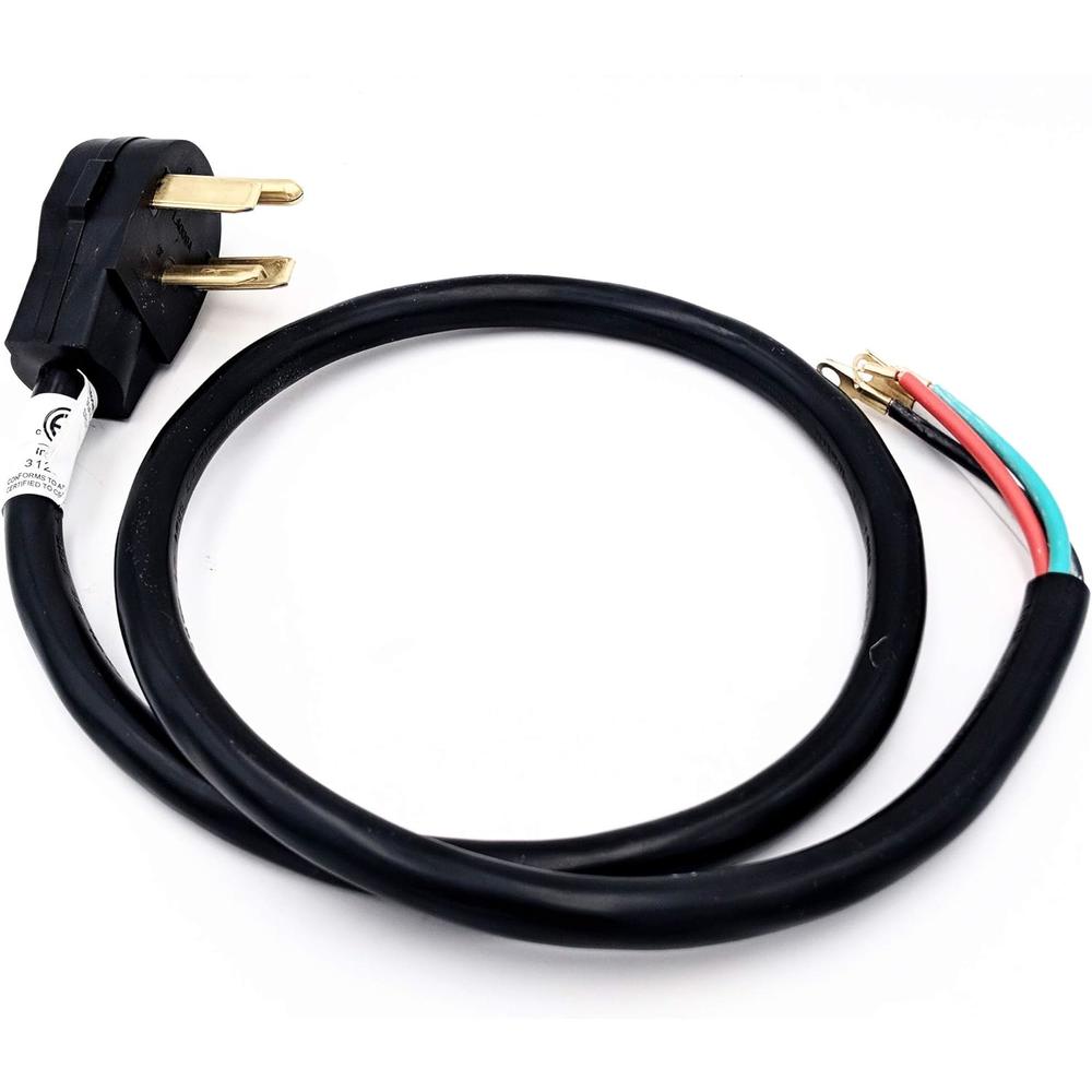 Supplying Demand 4 Feet Clothes Dryer Power Cord 4 Prong Wire 30 AMP 250 Volts 10 AWG Wire 10-3 NM-B