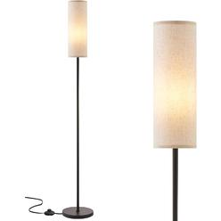 Ambimall Floor Lamp for Living Room - Pole Lamps for Bedrooms, Modern Standing Lamps with Lampshade, 65'' Tall Lamp for Office, 