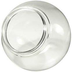 Crown Plactics 12" Clear Acrylic Globe with 3.91" Solid Flange