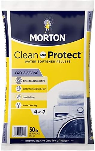 Standard Plumbing Supply Morton Morton-40D System Water Softener, 50 lbs, White, 50 lbs