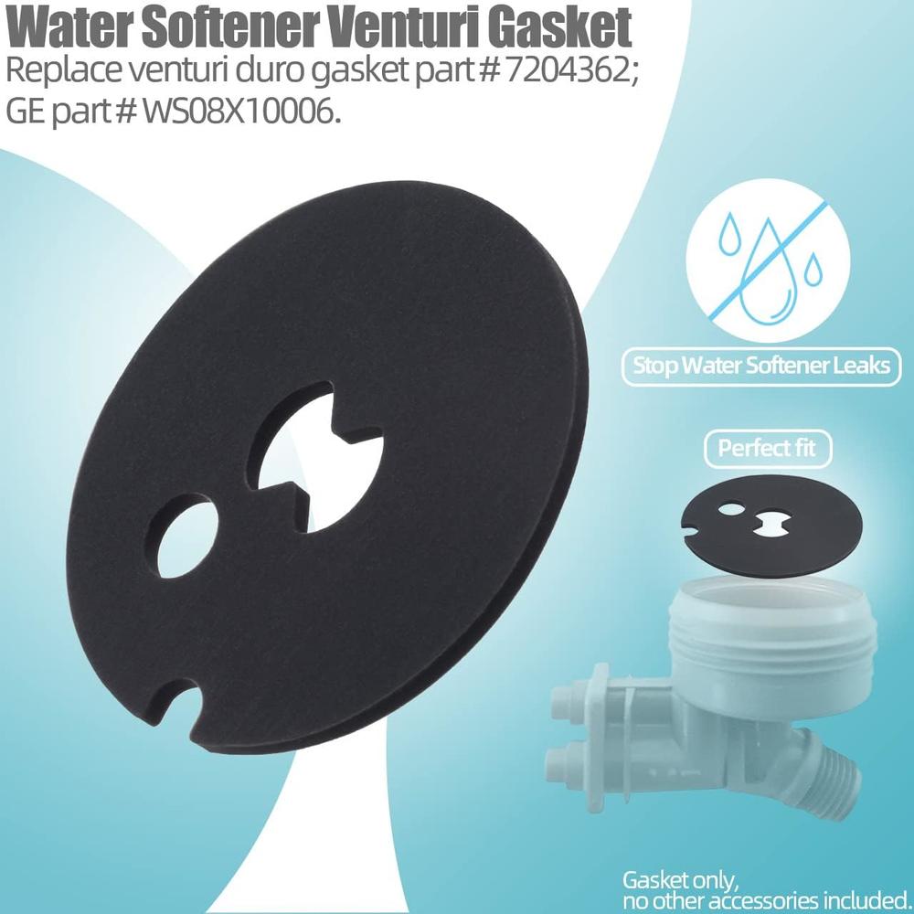 Tabashuna Water Softener Venturi Gasket for Kenmore - Parts # 7204362 Compatible with Whirlpool, Kenmore, GE, Morton SystemSaver, North S