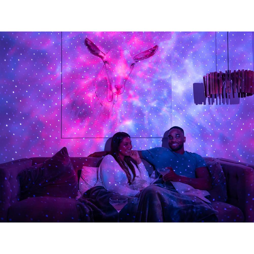 BlissLights Sky Lite Evolve - LED Laser Star Projector, Galaxy Lighting, Nebula Lamp (Blue Stars)