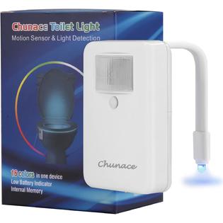 Chunace 16-Color Toilet Night Light, Motion Sensor Activated