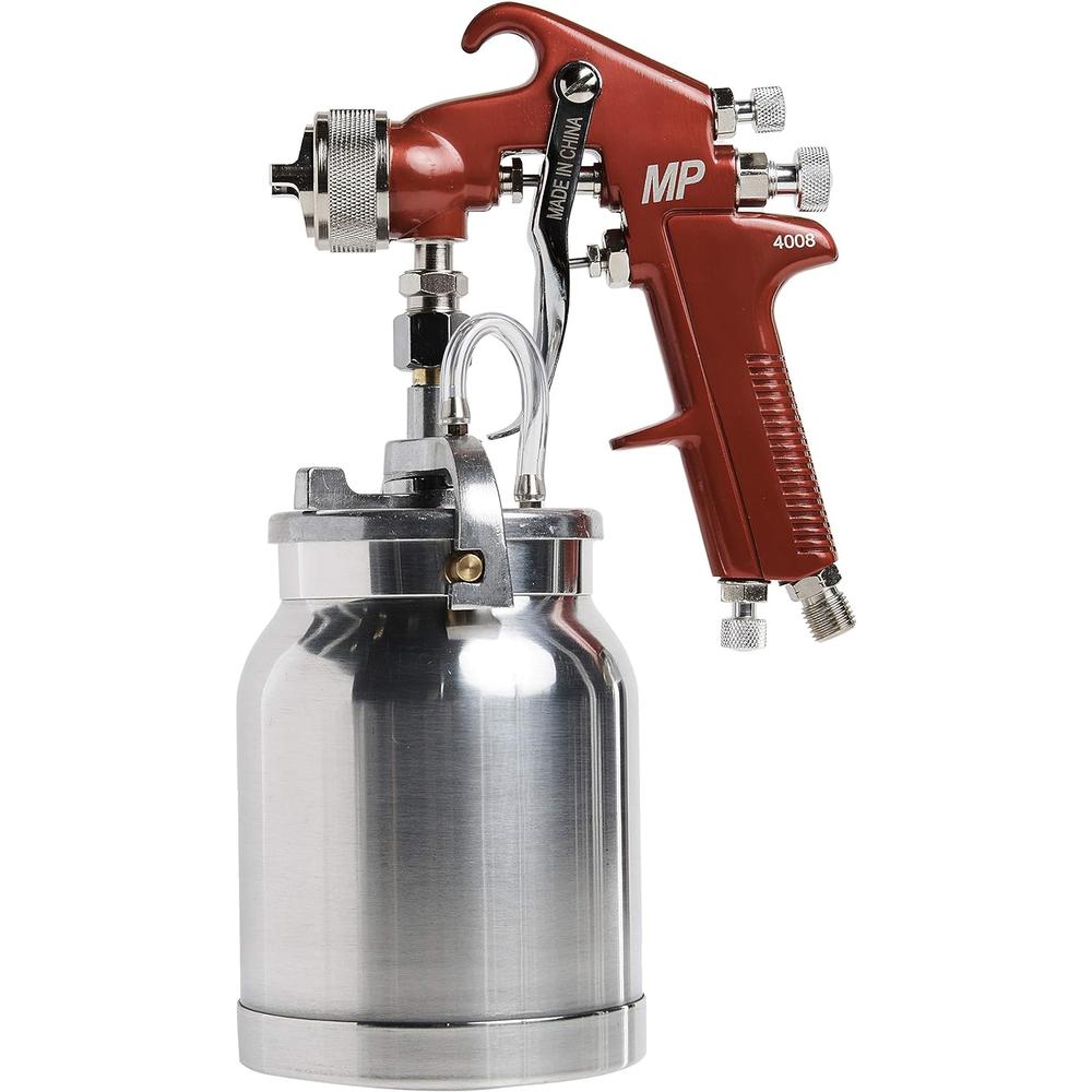 Astro Pneumatic 4008 Spray Gun with Cup - Red Handle 1.8mm Nozzle