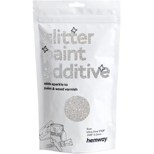 Hemway Glitter Paint Additive 100g / 3.5oz Crystals for Acrylic Emulsion  Paint - Interior Wall, Furniture, Ceiling, Wood, Varnish, Mat