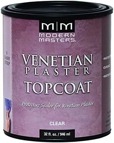 Paint Sundries Solutions 1 qt Modern Masters VP300 Clear Venetian Plaster Water-Based Venetian Plaster Topcoat