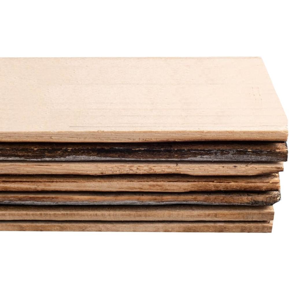 Holydecot Nail Up Paneling Wood Wall Panels, Real Wood, Solid Wood Planks DIY Easy Nail-Up Application, Rustic Reclaimed Barn Wood Paneli