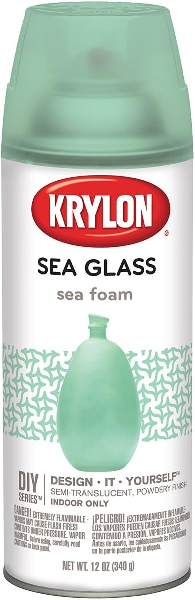 Krylon K09055007 Sea Glass Paint, Sea Foam, 12 Ounce