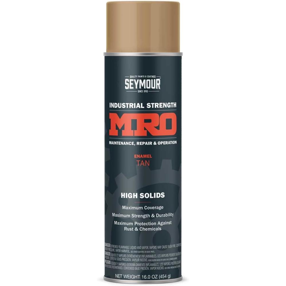 Seymour Midwest SEYMOUR 620-1415 Industrial MRO High Solids Spray Paint, Gloss Black