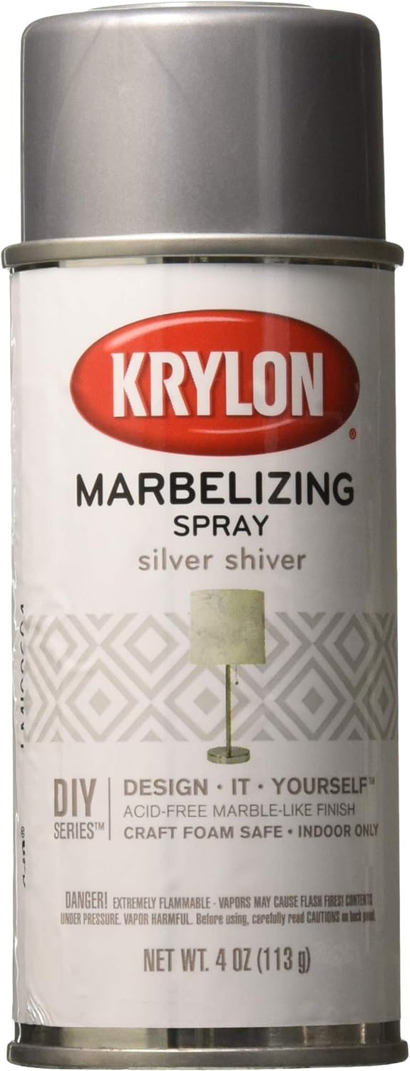 Krylon I00603 Marbelizing Spray Decorative, Gold Chiffron, 4 Ounce