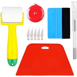 EcoMorning Wallpaper Tools Wallpaper Kit Wallpaper smoothing tool with Seam  Roller, Hard Squeegee, Tape Measure, Craft Knife