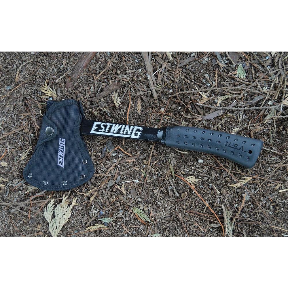 ESTWING Camper's Axe - 14" Hatchet with Forged Steel Construction