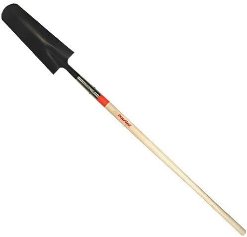 Ames Razorback Drain Spade - 16 Inch Blade, 48 Inch Handle, Natural/Black