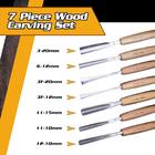 Schaaf Tools Schaaf Wood Carving Tools, 7pc Expansion Chisel Set with  Canvas Case