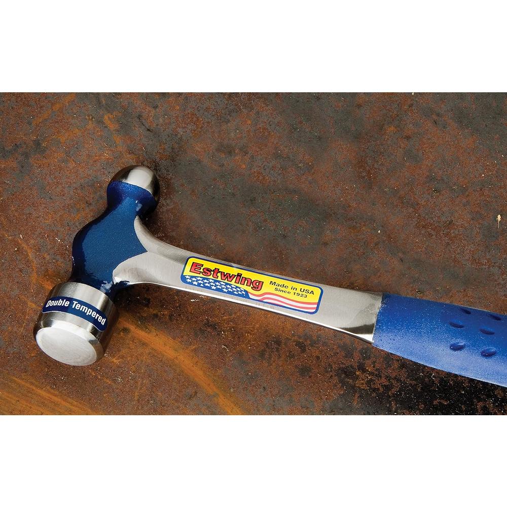 ESTWING Ball-Peen Hammer - 32 oz Metalworking Tool with Forged Steel Construction