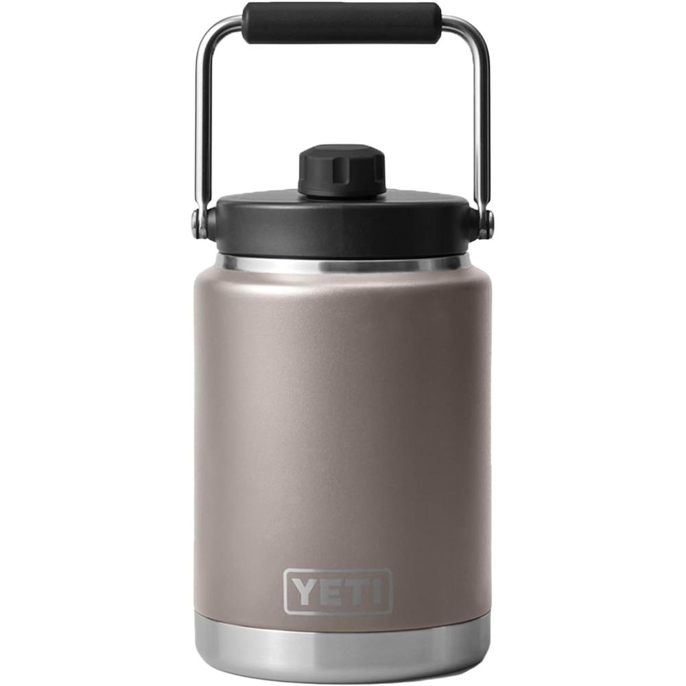 Yeti Rambler Half Gallon Jug, Vacuum Insulated, Stainless Steel with MagCap, Black