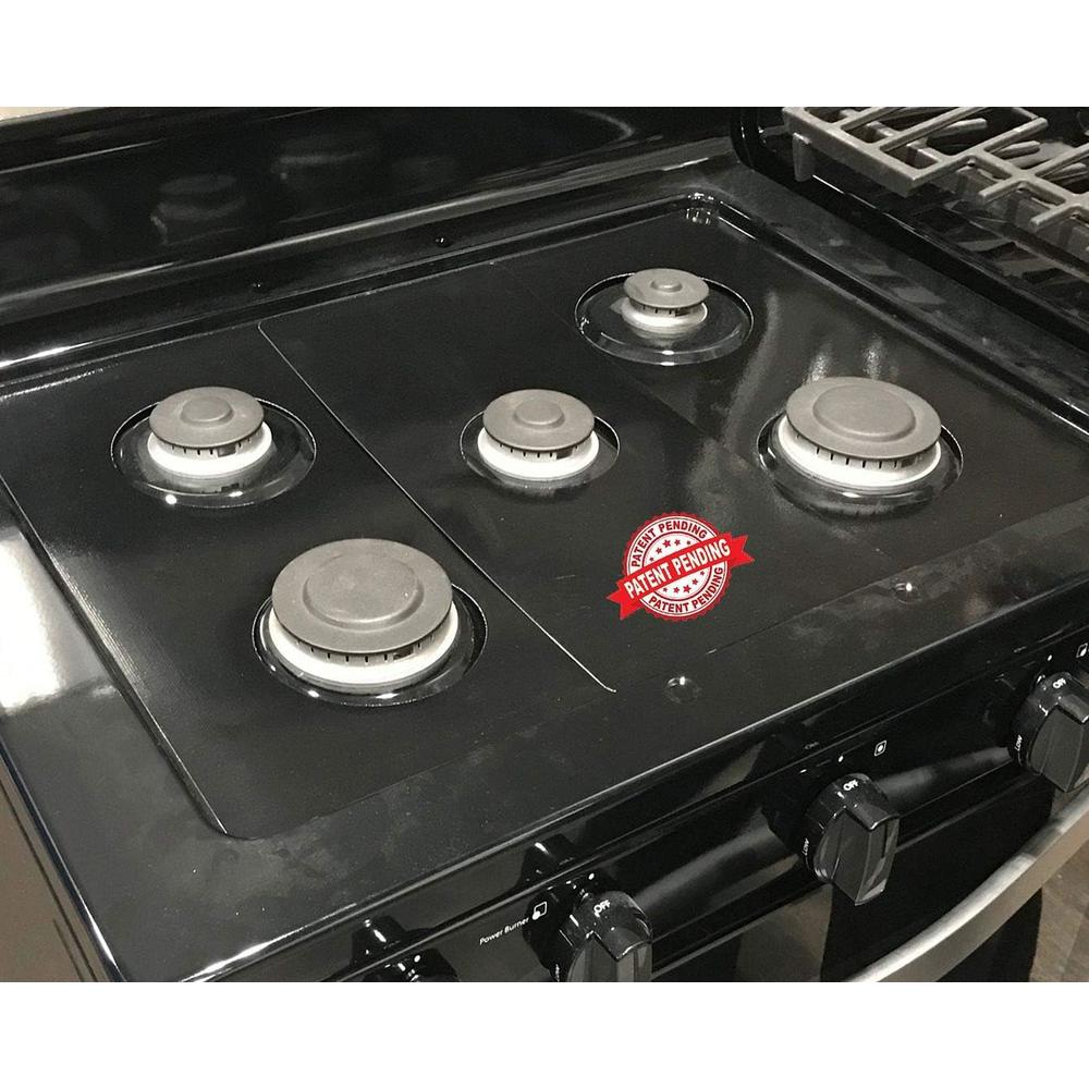 Premium Plus Inc Stove Protector Liners Compatible with Whirlpool Stoves, Whirlpool Gas Ranges - Customized - Easy Cleaning Liners for Whirlpool