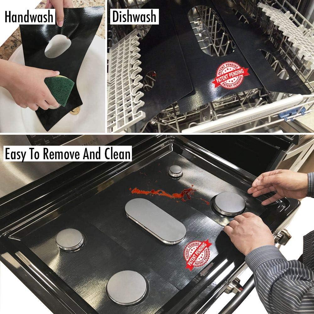 Premium Plus Inc Stove Protector Liners Compatible with Whirlpool Stoves, Whirlpool Gas Ranges - Customized - Easy Cleaning Liners for Whirlpool