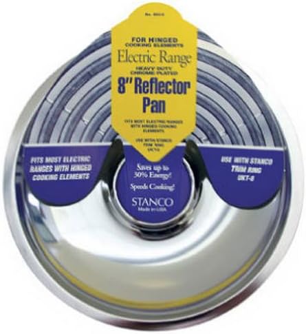Stanco Metal Prod 602-8 8" CHR Reflector Pan