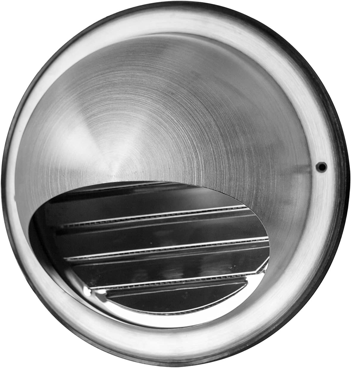 FRESH SPEED 4-Inch Round Stainless Steel Dryer Vent Covers Ventilation Grill Hood for Home