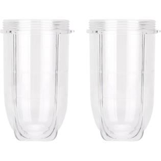 QueenTrade 2 PCS Replacement Cups For Magic Bullet Replacement Parts 16OZ  Blender Cups Jar compatible with 250W Magic Bullet MB1001 Series