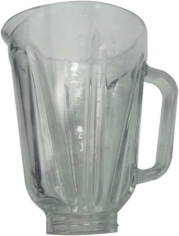 Generic Replacment 5 Cup 40 OZ round Glass Blender Pitcher
