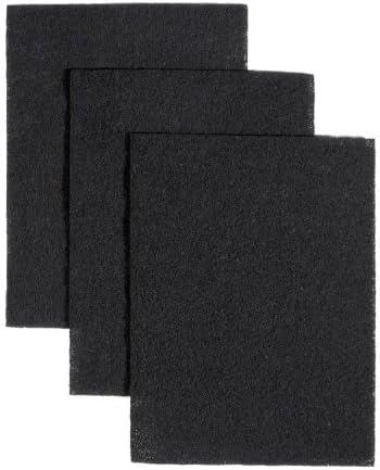 Broan BP58 Non-Duct Charcoal Filter Pads for 43000 Series Range Hood, 7.75" x 10.5", Set of 3