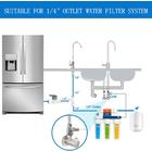 HaoChen iSH09-M607793mn Refrigerator Water Line Kit - Food Grade Fridge Ice  Maker Water Installation Kit,1/4 In O.D. 25 FT Water Tubing with Feed Water