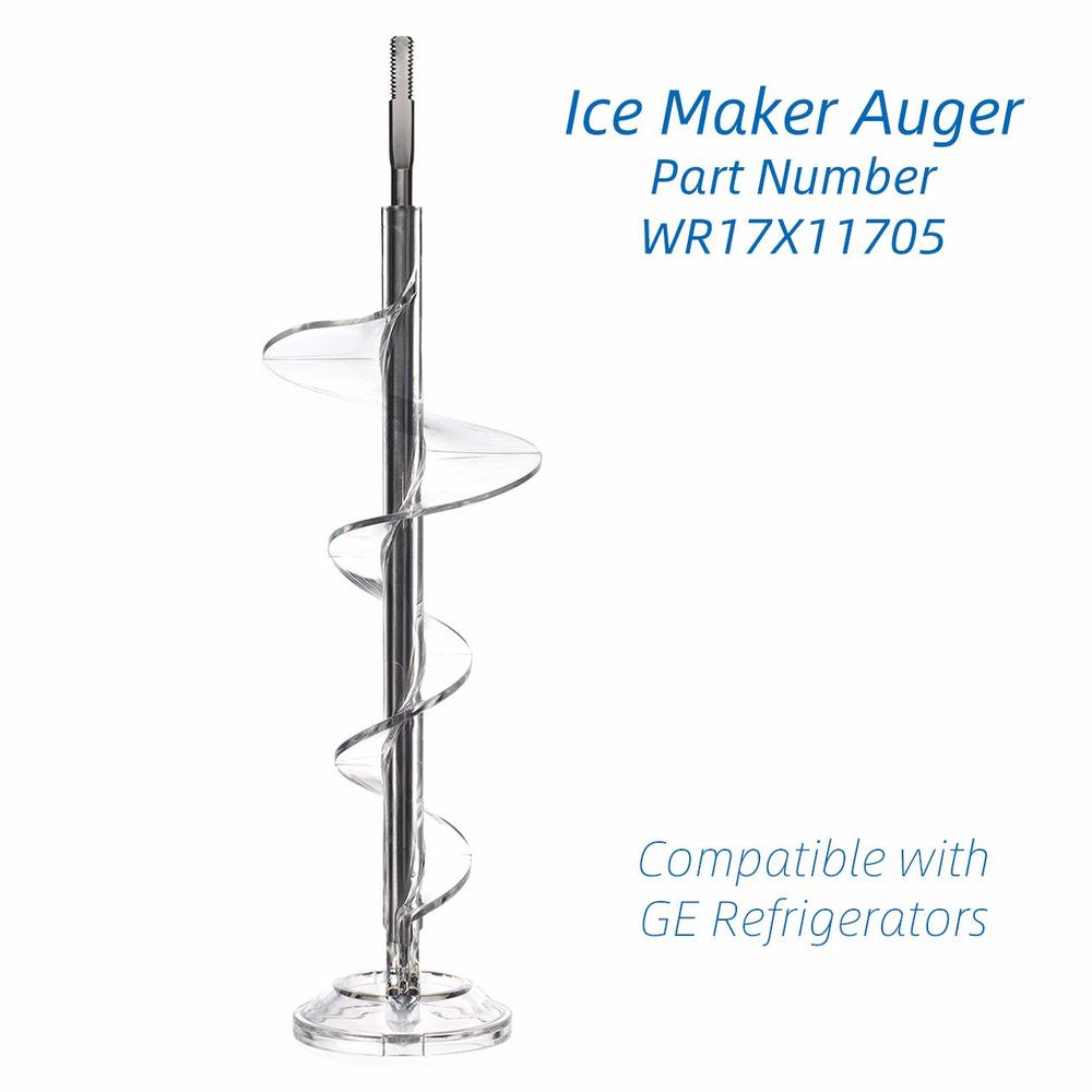 Generic Ice Maker Dispenser Auger for GE Refrigerator Replacement Parts : WR17X11705 WR17X11939 PS1018130 AP3849786 AP3672963 PS964350