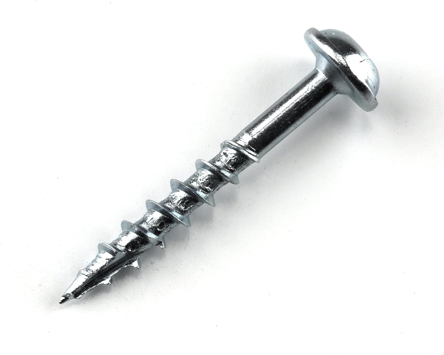 Kreg SML-C125-100 Zinc Pocket Screws, 1-1/4 Inch #8 Coarse Thread, Maxi-Loc Head (100 Count)
