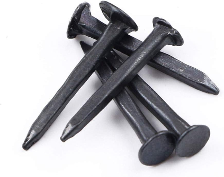 liyafy 10mm Black Metal Nails Tacks for Shoes Boots Leather Heels Soles Repairs Replace Package of 250g