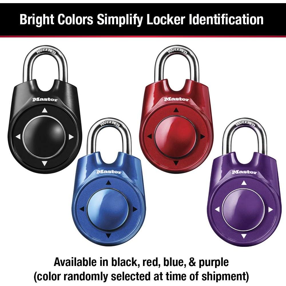 Master Lock Directional Combination Lock, Set Your Own Directional Lock, Combination Lock for Gym and School Lockers, 1500iD